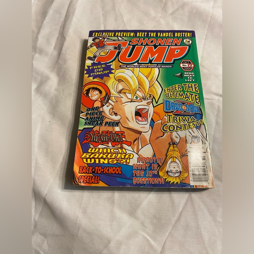 Shonen Jump Manga October 2004 Vol. 2 Issue 10 No.22 Paperback.